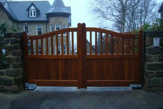 Gate built for driveway